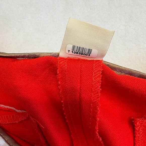 J. Crew Minnie Stretch Ankle Trouser Mid Rise Dress Pants Red Women’s Size 4 - Picture 8 of 12